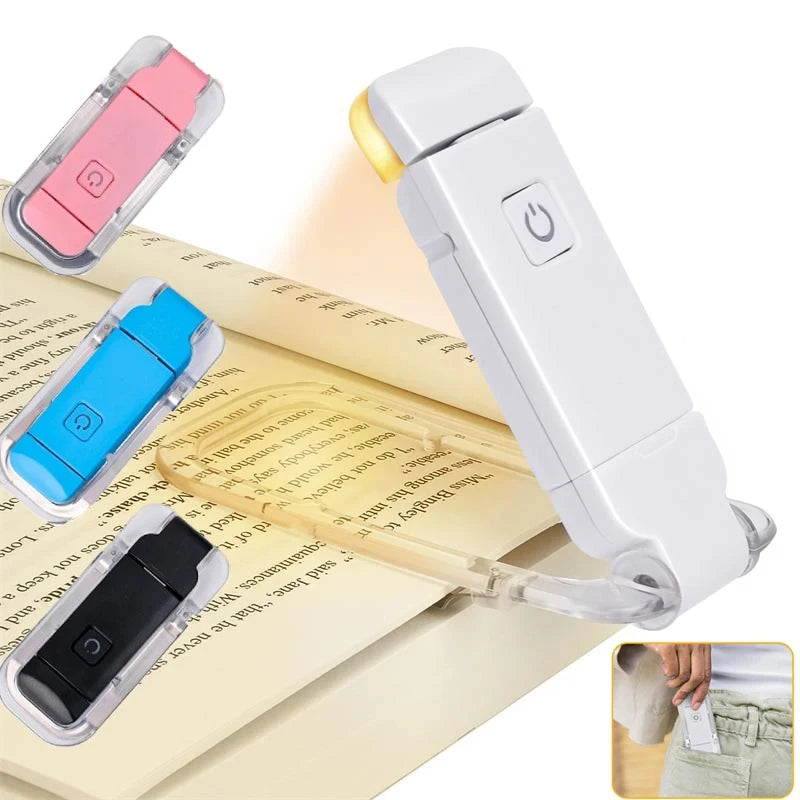 Lampe de Lecture à Pince LED – Rechargeable USB