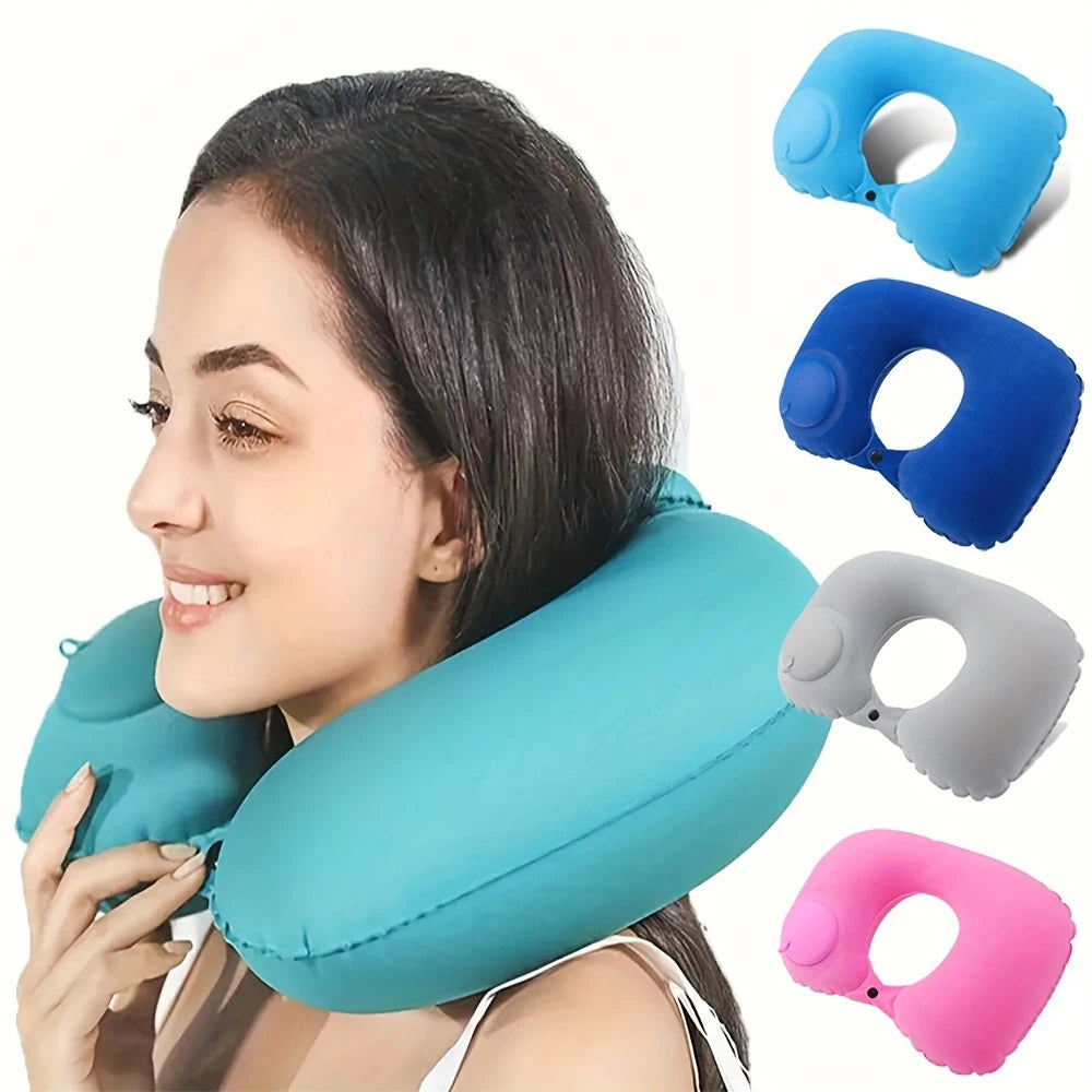 Oreiller Gonflable Voyage — Compact & Ergonomique