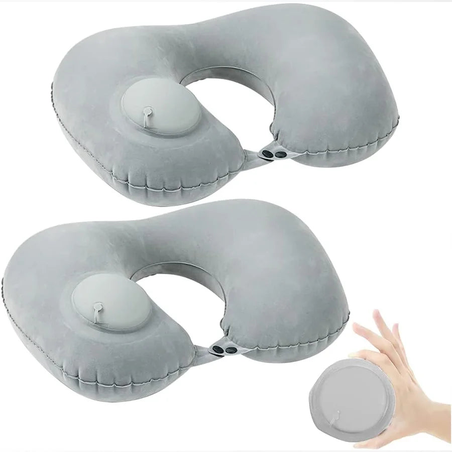 Oreiller Gonflable Voyage — Compact & Ergonomique