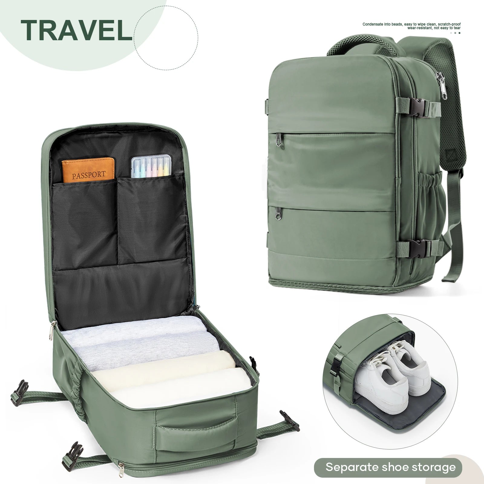 Sac à Dos Cabine – Compatible Ryanair & Easyjet 40x30x20