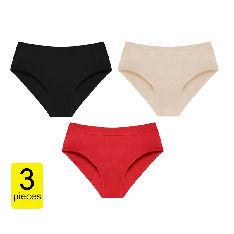 Culotte Menstruelle Voyage — Lot de 3 · Ultra-Absorbante & Lavable