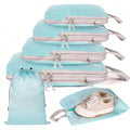 Set Organisateurs de Valise – 4/6 Cubes de Rangement Compressibles
