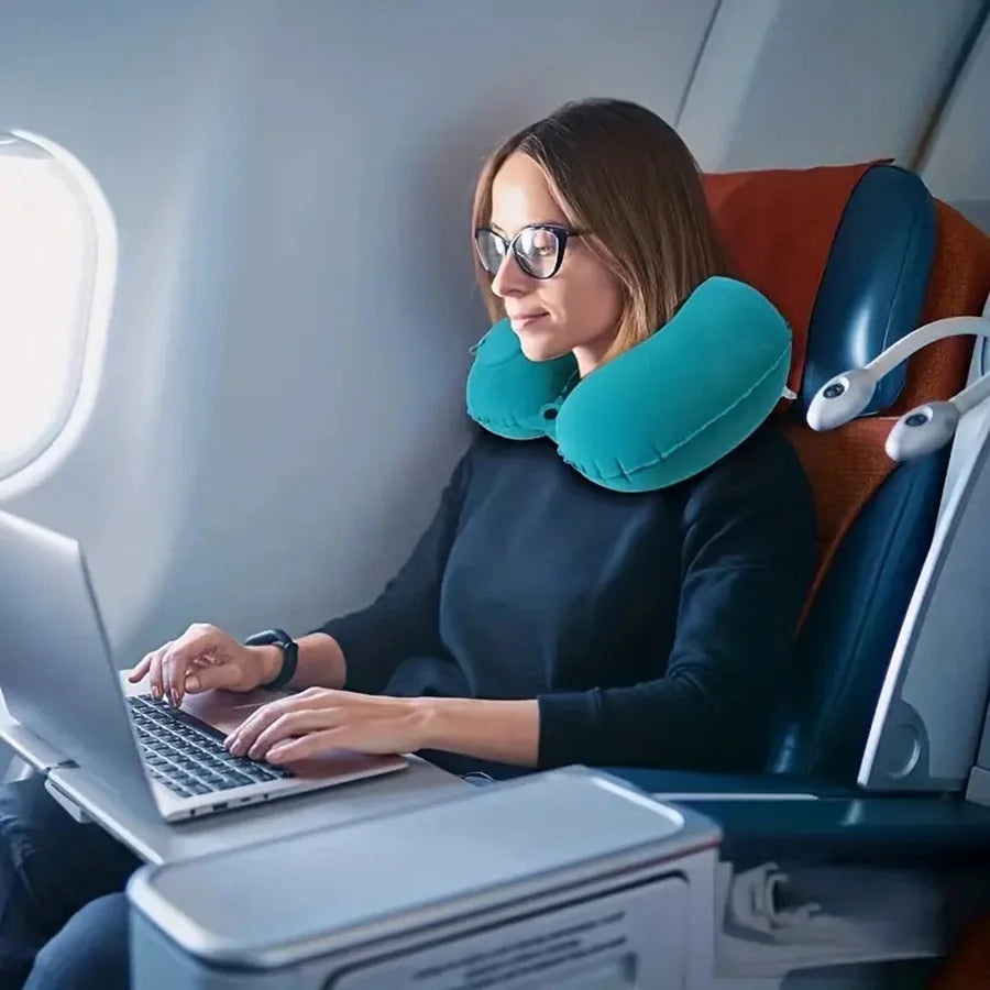 Oreiller Gonflable Voyage — Compact & Ergonomique